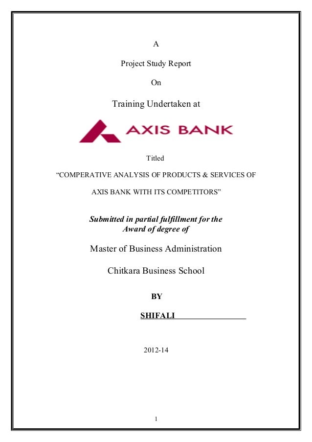 Axis Bank Proj!   ect - 